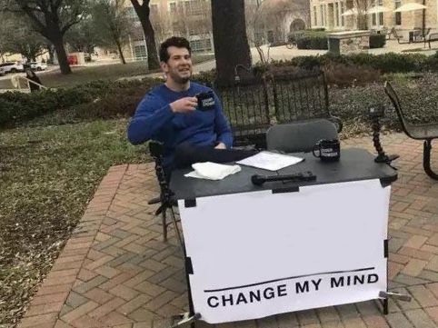 Change My Mind meme about LSKD