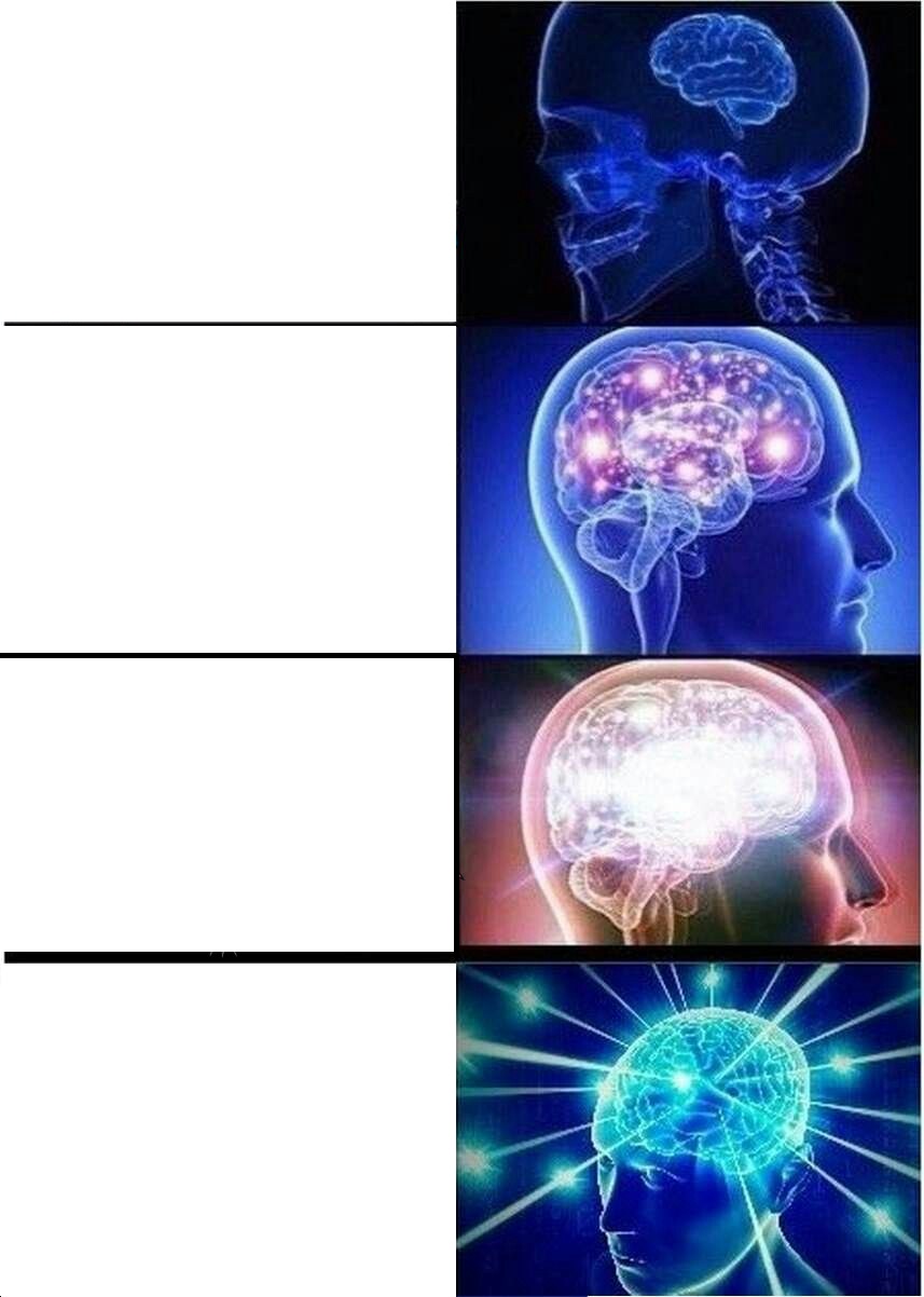Expanding Brain meme about LSKD