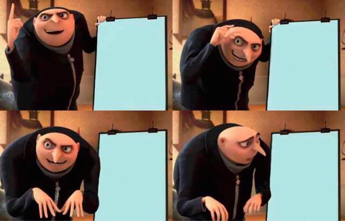 Gru's Plan meme about LSKD