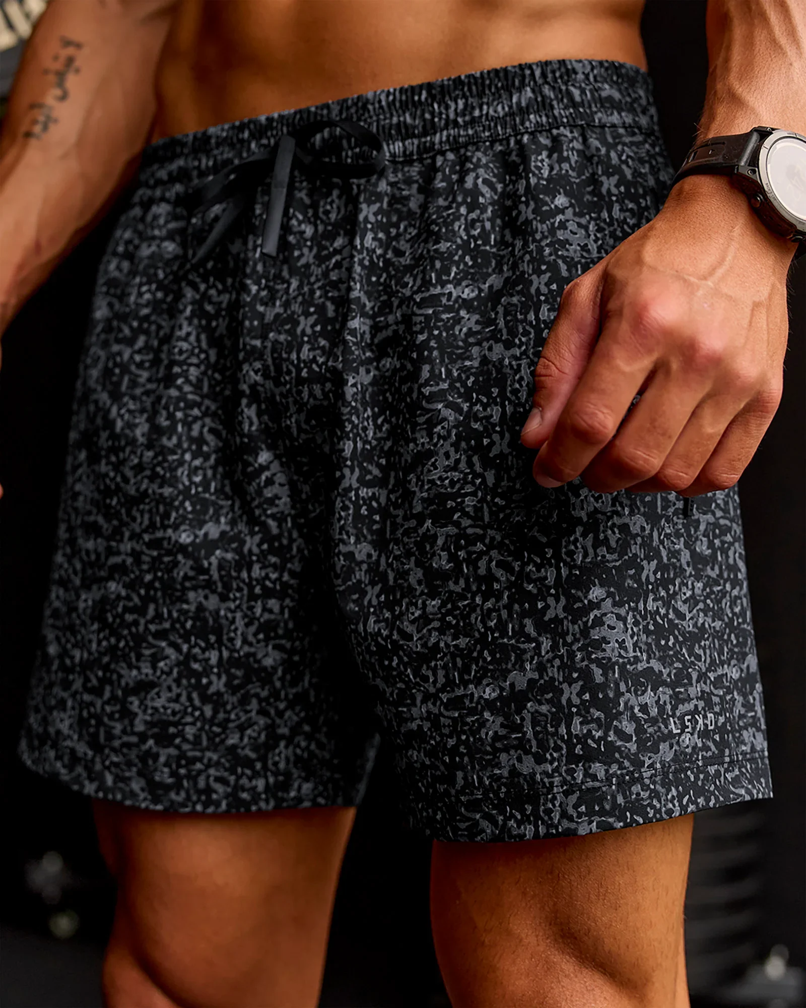 LSKD Rep Training campaign photo: close view of training shorts