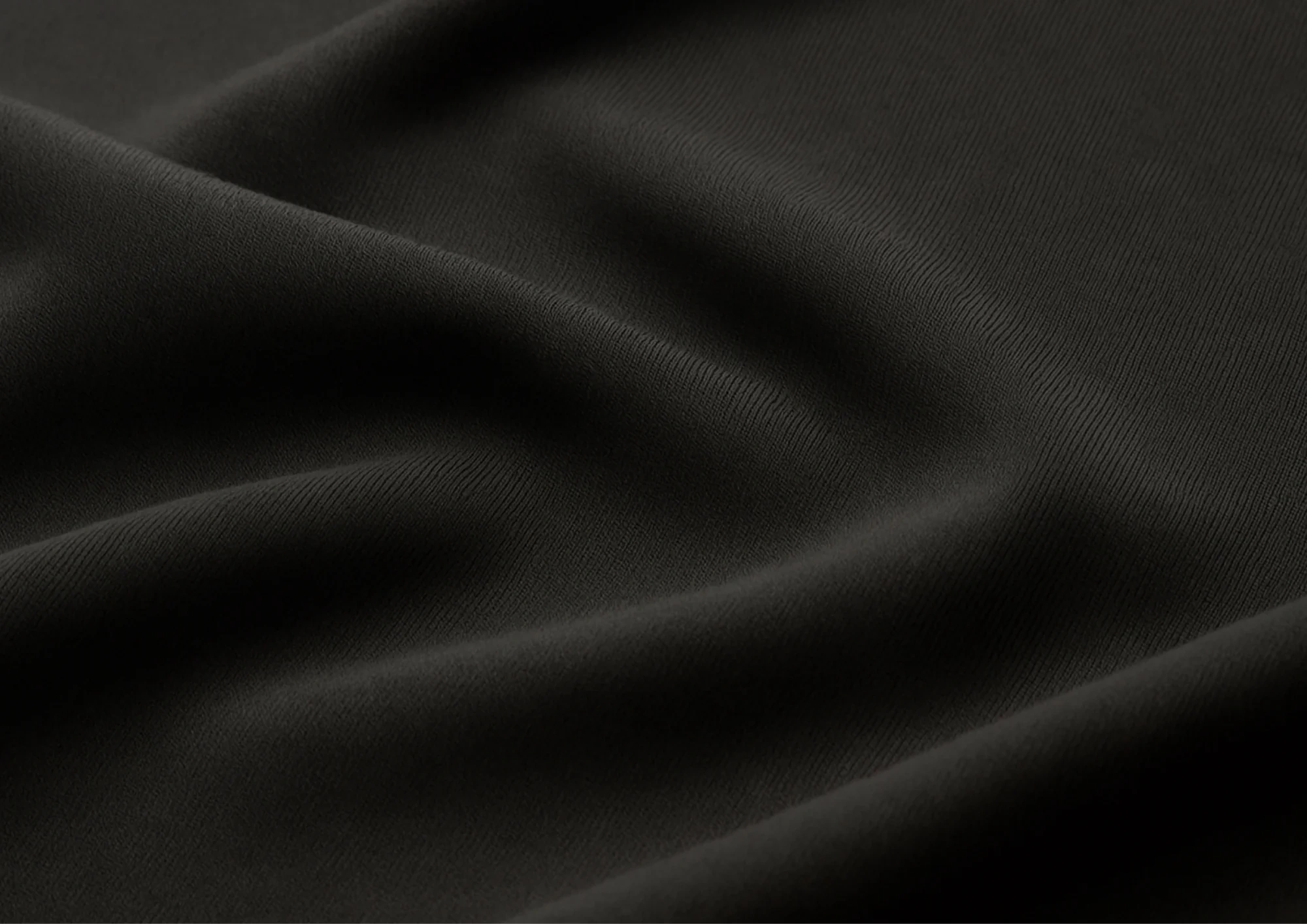 ZeroCrease fabric swatch, black