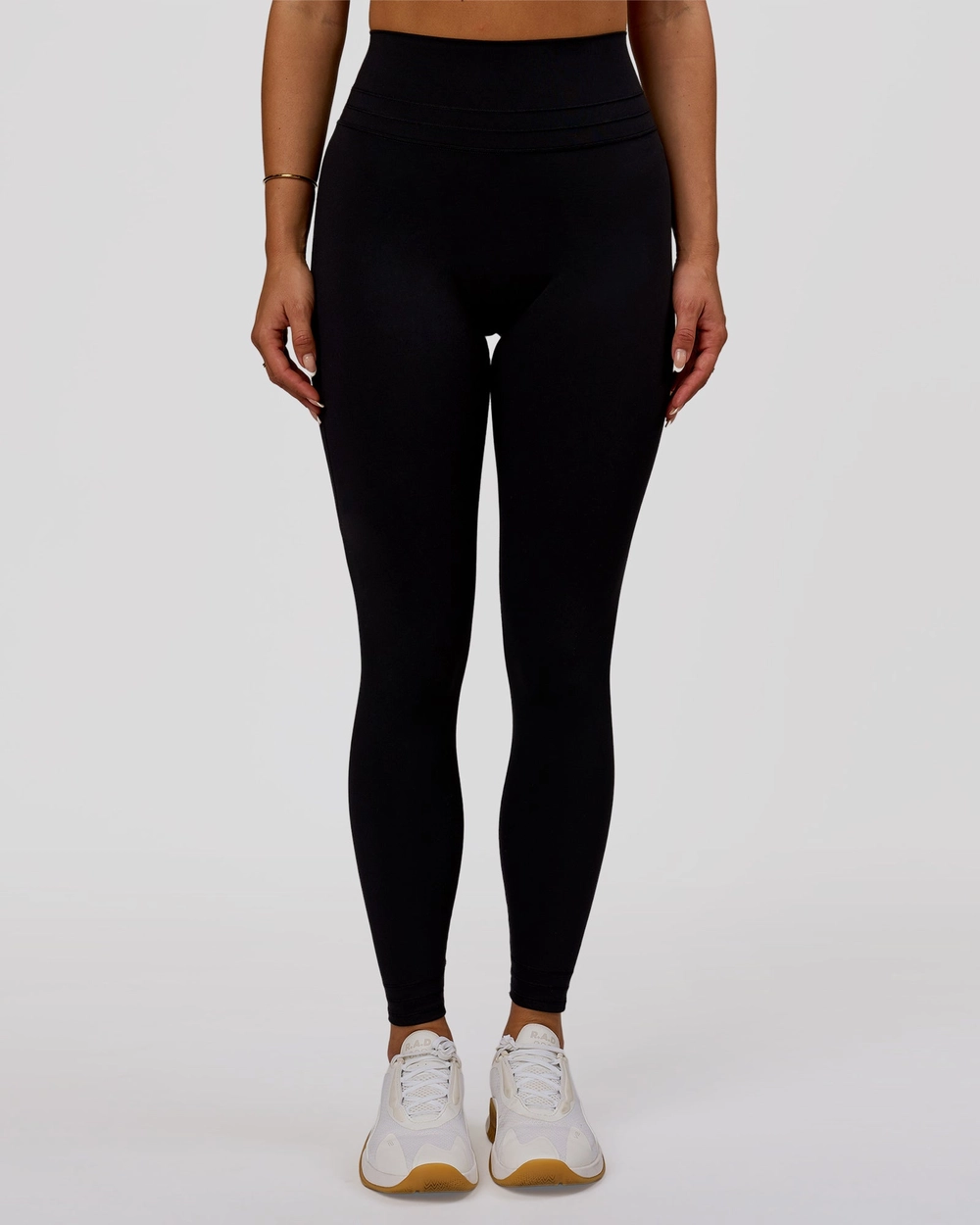 Luxe V-Contour High-Rise Full Length Legging - Black