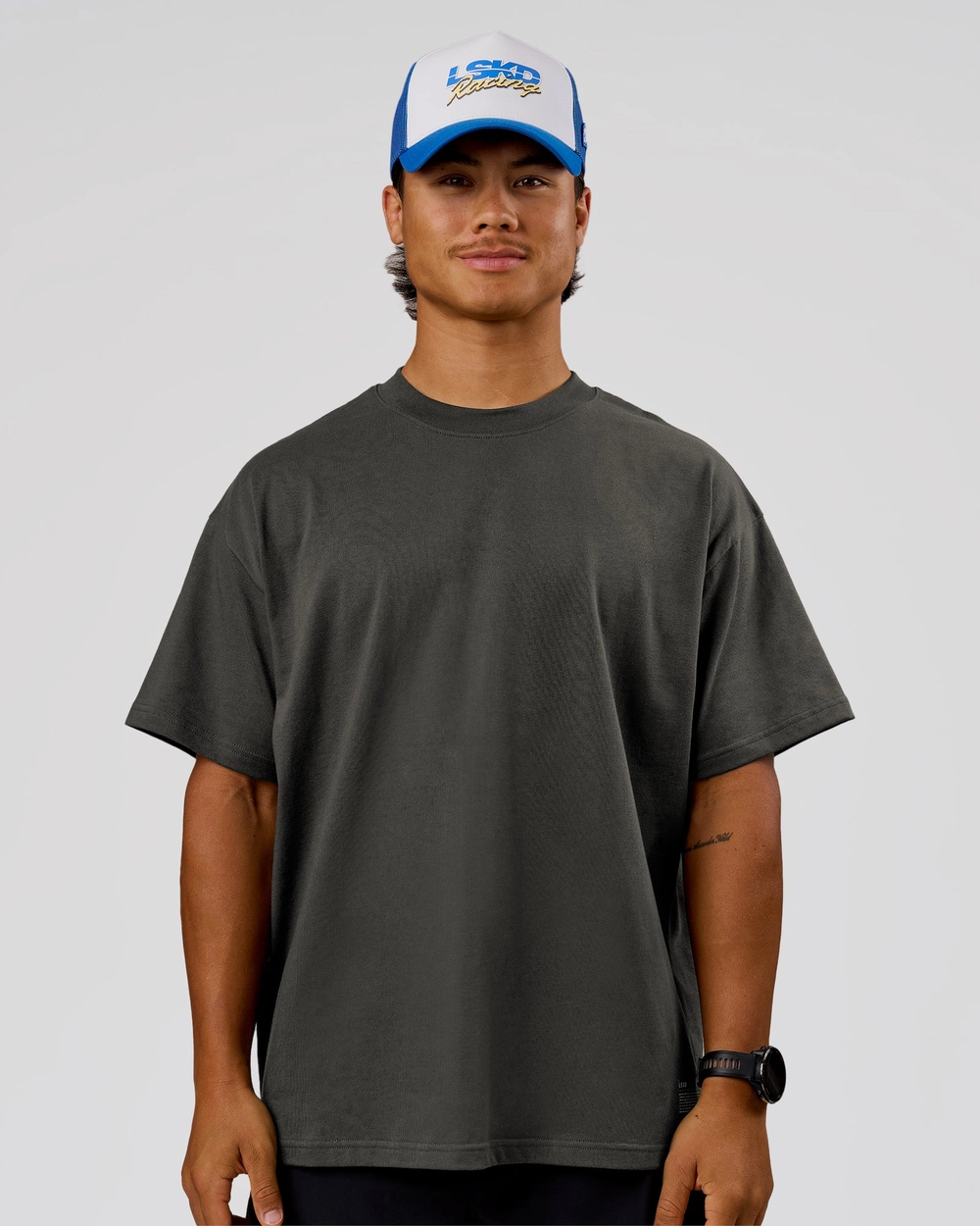 Strata Heavyweight Oversized Tee - Onyx